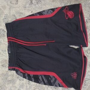 Adidas gym shorts Miami heat nba limited edition